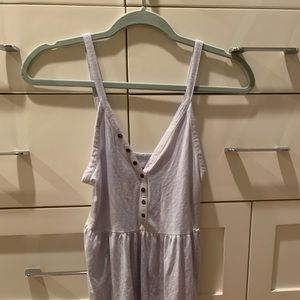 Light blue American eagle babydoll tank top